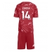 Liverpool Federico Chiesa #14 Barnkläder Hemma matchtröja till baby 2026-27 Kortärmad (+ Korta byxor) Billigt